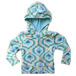 Baby Gap Terry Cloth Paisley Multicolor Jacket Toddler Girl Size 4